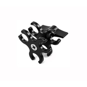 Three-Ball Butterfly Clip Adapter (Black)