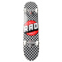 RAD Checkers Progressive Skateboard Komplet (7.75"|Černá/Bílá)