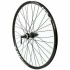 Výplet 622/29" zadní, ráfek dvoustěnný černý disc, náboj Shimano C/L kazeta 8-11 sp RU 36