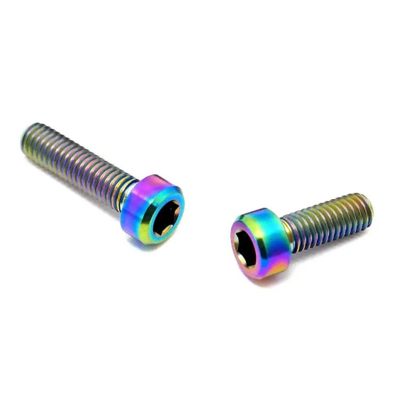 TLC Odyssey BMX Brzda Lever Titanium šroub Kit (Rainbow)