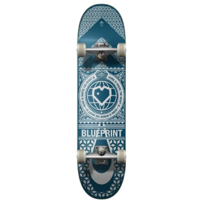 Blueprint Home Heart Skateboard Komplet (8"|Light Blue)