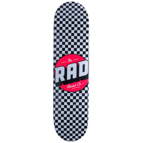 RAD Checker Skate Deska (8.25"|Černá/Bílá)