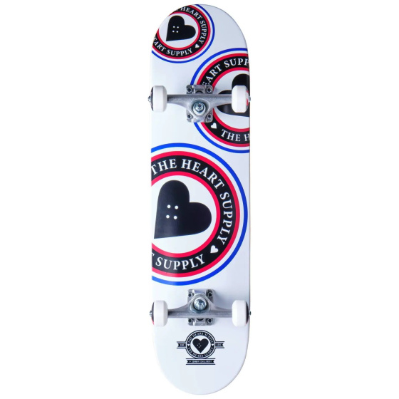 Heart Supply Orbit Logo Skateboard Komplet (8"|Bílá/Černá/Modrá)