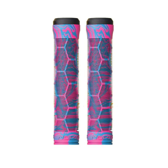 Fuzion Hex Pro Scooter Grips Pink/Blue