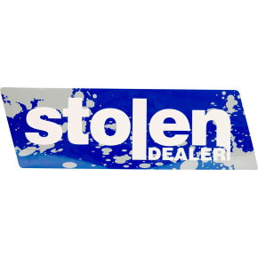 Stolen Dealer Sticker